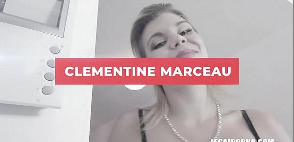  Clementine Marceau comes to get black cock, double anal & hard fucking